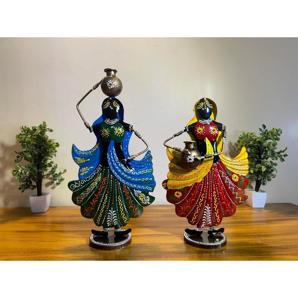 Танцующая раджастханская леди, украшение стола, декоративные предметы для дома, антикварные подарочные предметы,