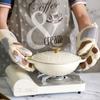 Heat Resistant Microwave Mitt Anti-scalding Kitchen Gloves BBQ Gloves Cat Paws Oven Mitts  Dish