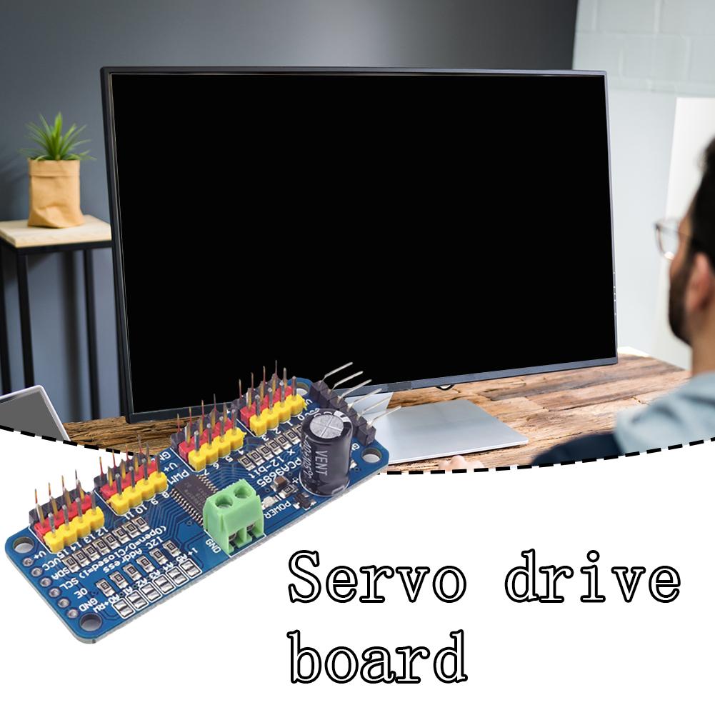 1pc PCA9685 16 Channel 12 Bit PWM Servo Driver Board PCA9685 For Arduino IIC Module Raspberry a L1X4