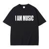 Rapper Playboi Carti I AM MUSIC Logo Same Style Print T Shirts Men Women Fashion Y2K Street T-shirts Hip Hop Oversized T-shirt