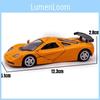 F1 Mclaren Alloy Car Model With Inertia Drive For Cgildrens And Gift Adults