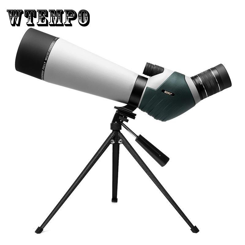 20-60x80 Spotting Scope Zoom Dual Focus FMC Bak4 Waterproof Powerful Telescope Camping Equipment for Hunting BirdWatching