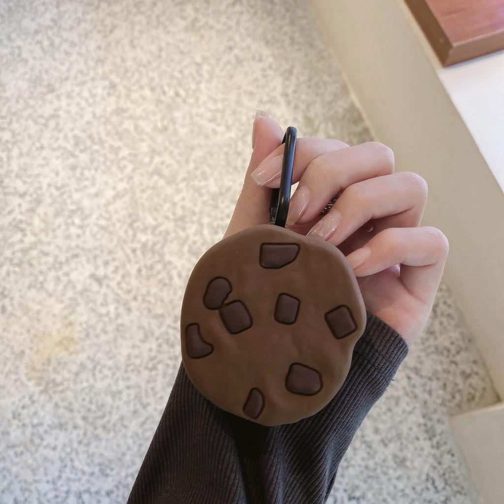 Силиконовый чехол для наушников с милым мультяшным печеньем для Samsung Galaxy Buds 2 Pro Live, чехол для Galaxy Buds2 Pro, полная защита с металлическим крючком