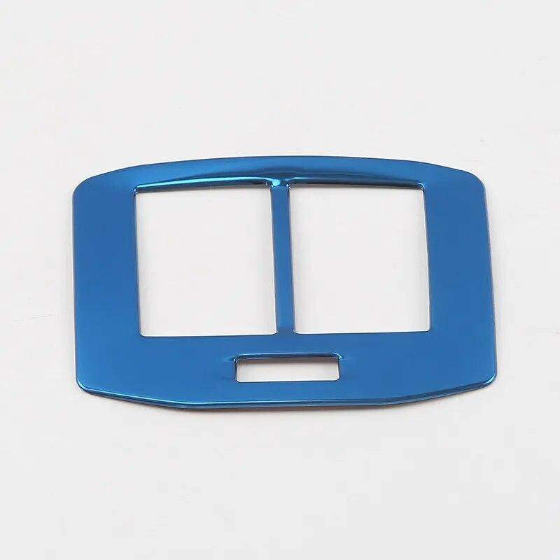 Для Volkswagen T-Roc T ROC 2017 2018 аксессуары внутренний подлокотник заднее вентиляционное отверстие крышка из нержавеющей стали накладка розетка переменного тока панель