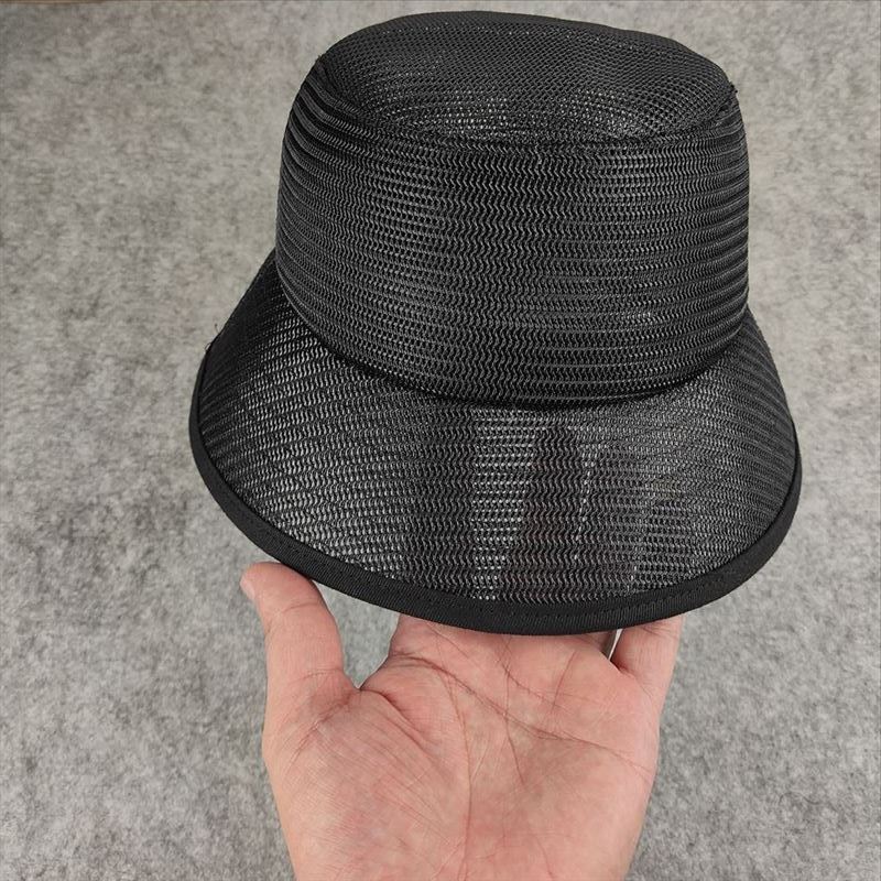 Summer new breathable bucket hat mesh basin hat casual fashion trend men's hat Internet celebrity with women's hat big head circumference