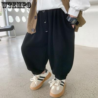 Мальчиковые брюки спортивные детские свободные повседневные брюки спортивные штаны и верхняя одежда