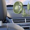 USB Car Fan 12V 24V Suction Cup Mount Rotatable 3 Speed Adjustable  Circulation Fan for RV Sedan Home Truck SUV, Blue