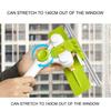 Hot Upgraded Telescopic High-rise Window Cleaning Glass Cleaner Brush For Washing Window Dust Brush Clean Windows
