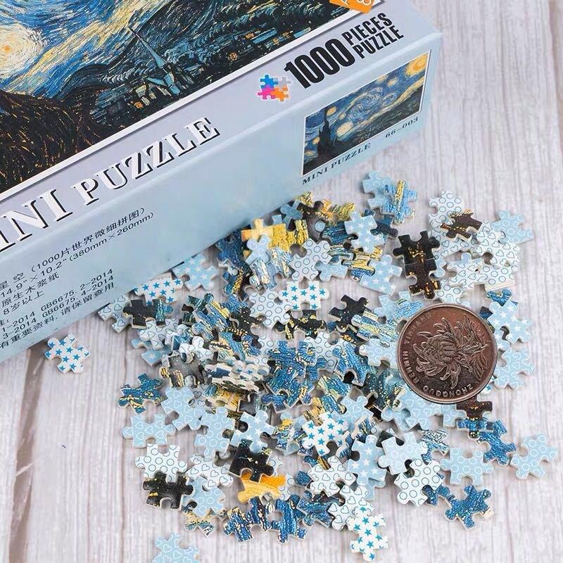 1000 Pieces Adults Scenery Picture Puzzles Children Kids Educational Assembling Jigsaw Toys