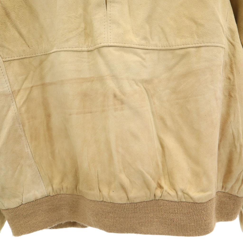Reed Sportswear 70-е винтажная кожаная куртка Бежевая Мужская Б/У