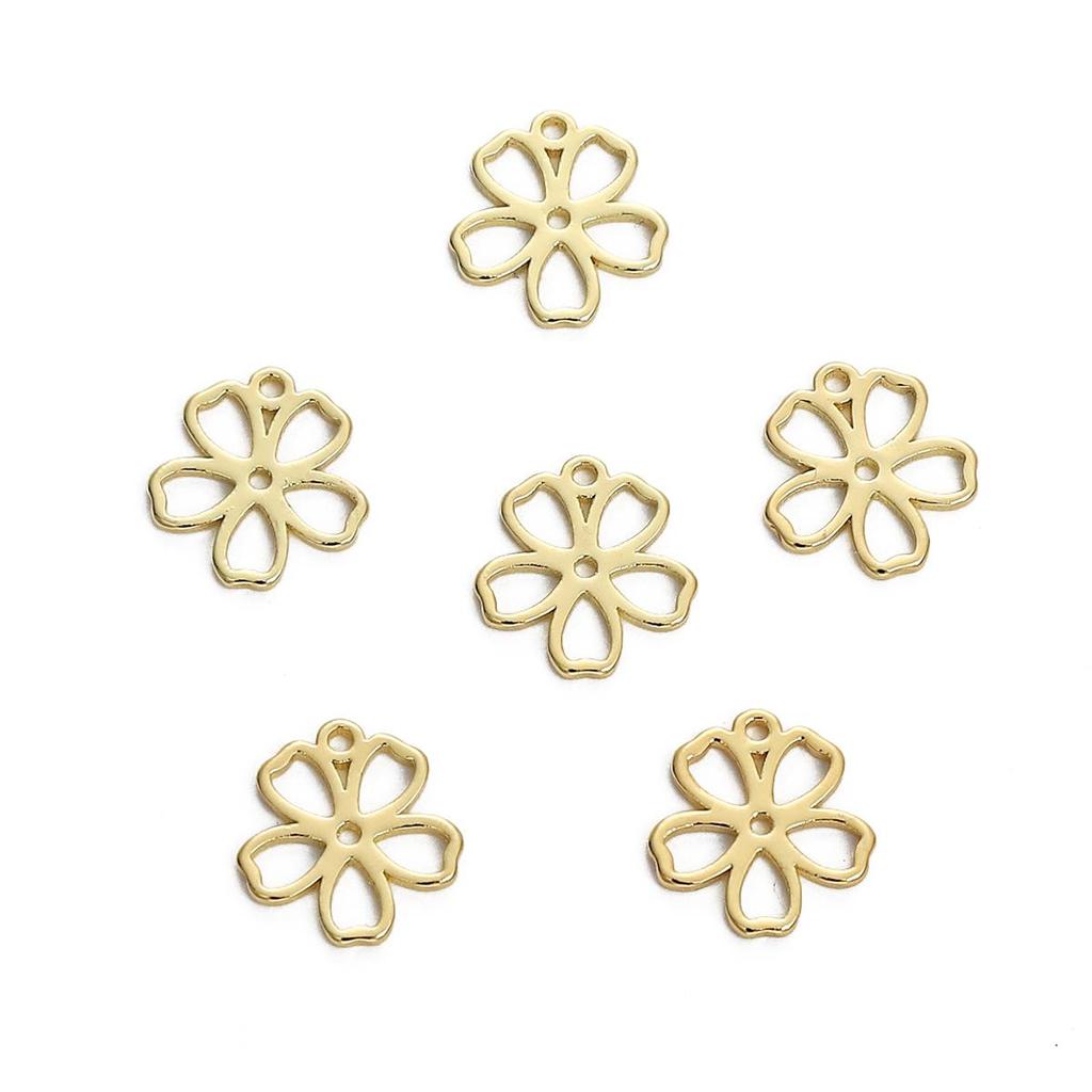 Медный одиночный подвесной полый кулон с цветком сливы и подсолнухом для изготовления ювелирных изделий своими руками, аксессуары для рукоделия