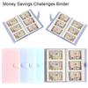 1Pcs Portable Money Savings Challenges Binder Waterproof Bills Collection Book Money Album Fun Way