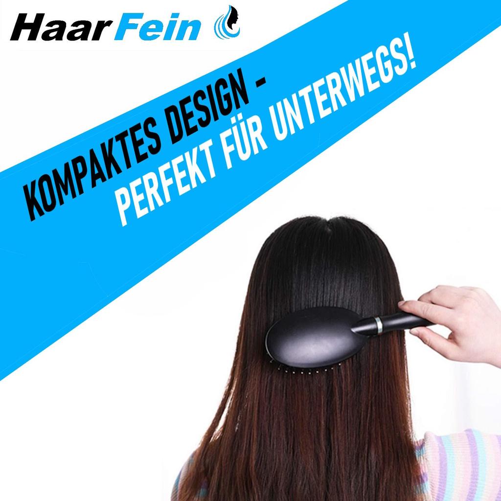 Набор расчесок HAARFEIN, круглая универсальная распутывающая щетка Skeleton Sassoon [4 шт. в упаковке]