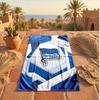 Hertha BSC FC Печатное Микрофибровое Пляжное Полотенце Быстросохнущее Впитывающее Большое Полотенце Для Пляжа Плавания Путешествий