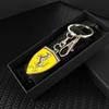 Металлический 3D значок Ferrari SJ Брелок для ключей Брелок Значок Брелок для Ferrari Roma F8 SF9018121360 F4301575M 488 599 612 FF F12 R