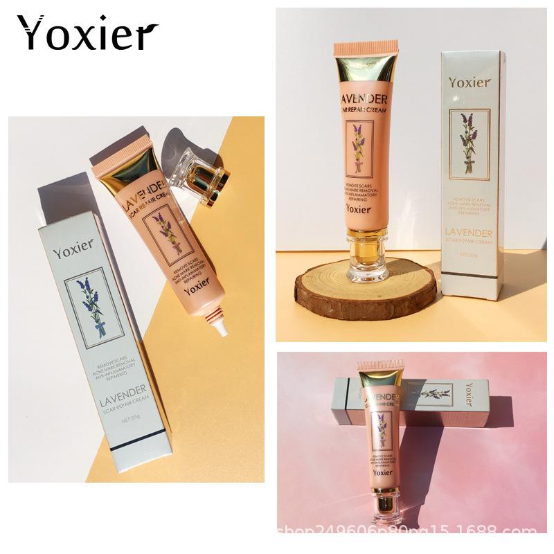 Yoxier Восстанавливающий крем от шрамов, шрамов от прыщей, растяжек, уход за кожей, корректор пигментации, противоаллергический успокаивающий отбеливающий крем для лица