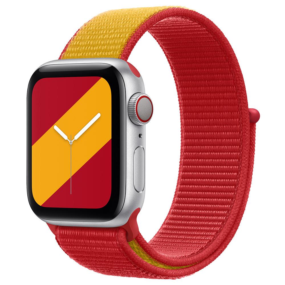 Нейлоновый спортивный ремешок-петля для Apple Watch SE 6, 7, 3, 4, 5, ремешок для часов iWatch 42 мм, 38 мм, 41 мм, 45 мм, смарт-часы, международный браслет