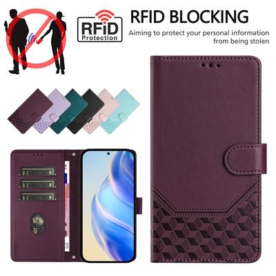 Кожаный чехол-кошелек, прочный держатель для карт с блокировкой RFID, противоударный защитный чехол-книжка с подставкой для OPPO Realme 14 Pro/Realme 14x/Realme 13/RealmeGT5