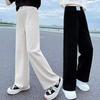 Girls Wide Leg Pants Spring and Autumn Trendy Children's Corduroy Casual Straight Leg Pants Girls Trend Slimming Long Pants
