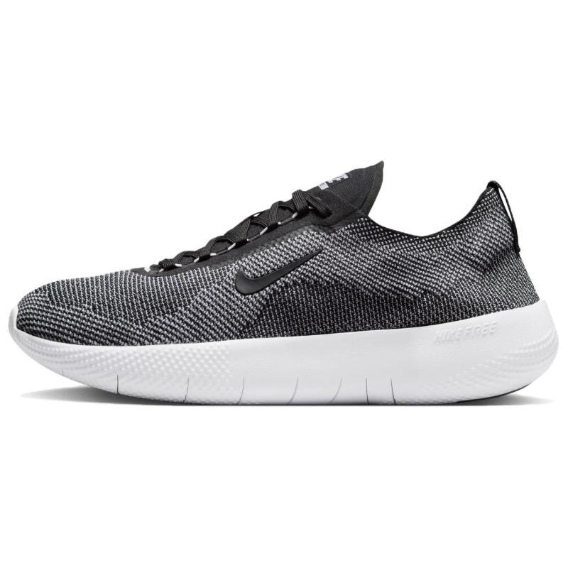 Nike Бесплатные 2025 Износостойкие Дышащие Кроссовки с Низким Верхом для Бега Мужские Черно-Белые Кроссовки HF1078-004
