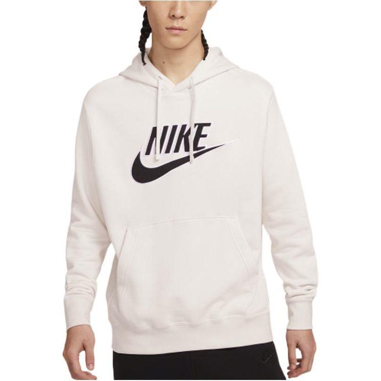 Nike Толстовки Мужские Белые С Капюшоном Средней Посадки Обычные DX1518-030