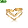Fashion Vintage Stainless Steel Ring Snake Open Rings For Women Ring Simple Finger Ring Chain Ring  Trend Jewelry Gifts