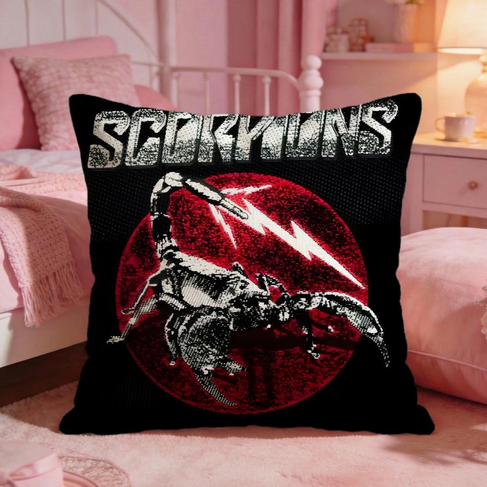 Scorpions Band Hot Cushion Cover Premium Comfort Reversible Pillow Cove Two In One Design For Any Room Car Interior