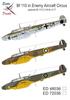 Toro Модель Эскадрилья вражеских самолетов Bf 110 Захваченный Bf 110 2177 Пластиковая модель Декаль TRMED48036 1/48 C-5 W.Nr. (Самолет)