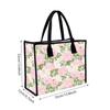 Floral Tote Bag Fashion Shoulder Handbag for Daily Use Lightweight Shopping Purse