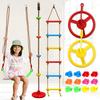 Children's Swing PE Circular Mountaineering Rope Children's Hanging Rope Outdoor Swing Indoor Circular Tree Climbing Rope