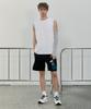 BASIC HOUSE Men'S Cool Sorona Round Neck Sleeveless T-Shirt White Lzts3105
