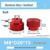Стандартный алюминиевый накатанный гайка с ручным вращением M3-M10