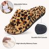 Fashion Kidmi Indoor Women Slippers New Leopard Print Arch Support Slippers Orthopedic Slippers For Plantar Fasciitis Relief Home Slides