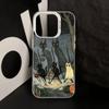 Dark Funny Monster Cat Phone Case For iPhone 17 Air 16 15 14 11 12 13 Pro Max Plus X XR XS Colored Silver Hard Cover