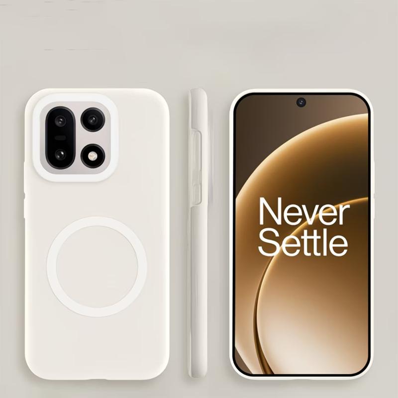 Магнитный силиконовый чехол для Oneplus 15 Противоударная задняя крышка для ONEPLUS 15 5g