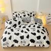 Simple Bedding Washed Cotton Four-piece Set Pastoral Bed Sheet Quilt Cover Bedding Three-piece Set