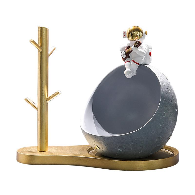 Astronaut Door Key Storage Entryway Decorations Living Room Shoe Cabinet Home Moving Gifts