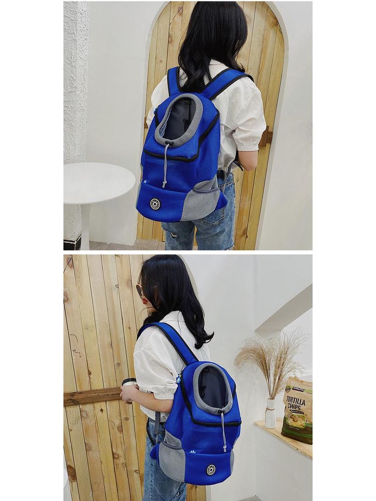 Дышащий рюкзак для путешествий с питомцами для собак и кошек - Портативная женская нагрудная сумка для прогулок