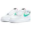 Nike Air Force 1 07 LV8 Белые аквамариновые мужские кроссовки Черные Green-Strike DJ5148-100