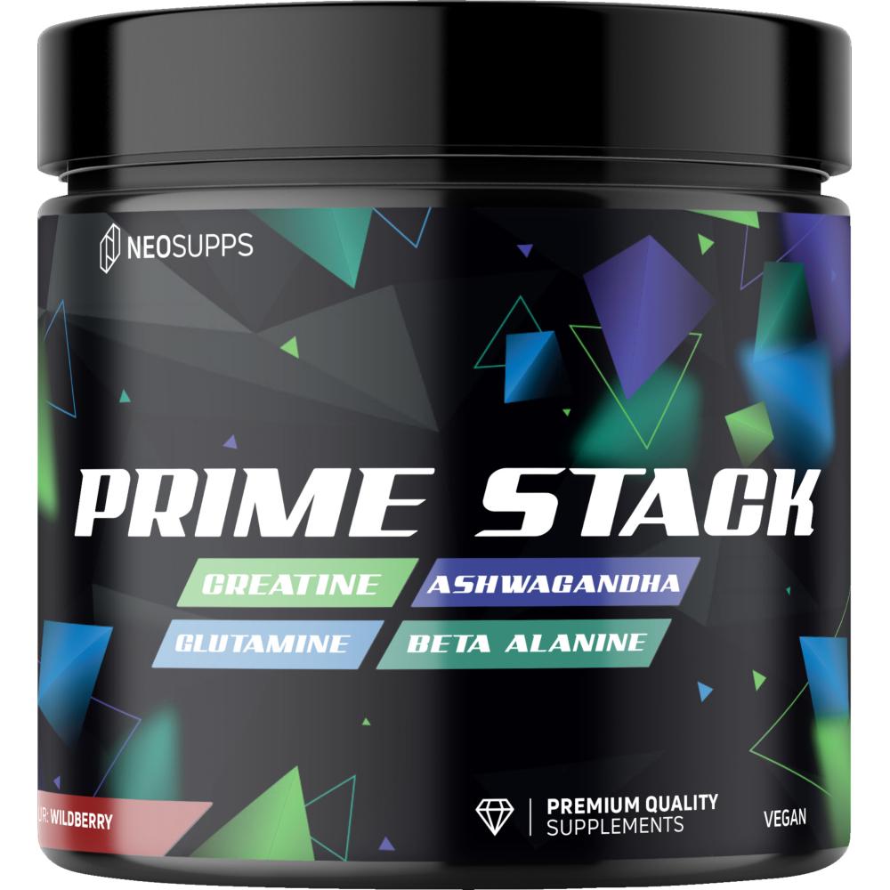 Neosupps Health Supplement Prime Stack Wild Berry 450g