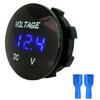 1PCS DC 12V 24V Car Replacement Voltmeter Meter Digital LED Voltmeter Automobile Battery Voltmeter Power Tool Accessories