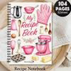 Портативная книга-органайзер рецептов на спирали для быстрого доступа в домах, на кухнях, для готовки. Многофункциональное применение.