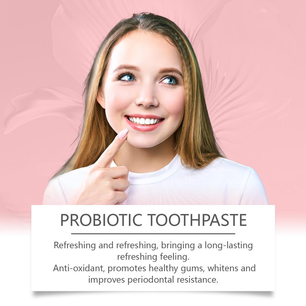Probioticsto Remove Halitosis Toothpaste Deep Clean Care Teeth Oral Care Whitening Stains Mint Toothpaste