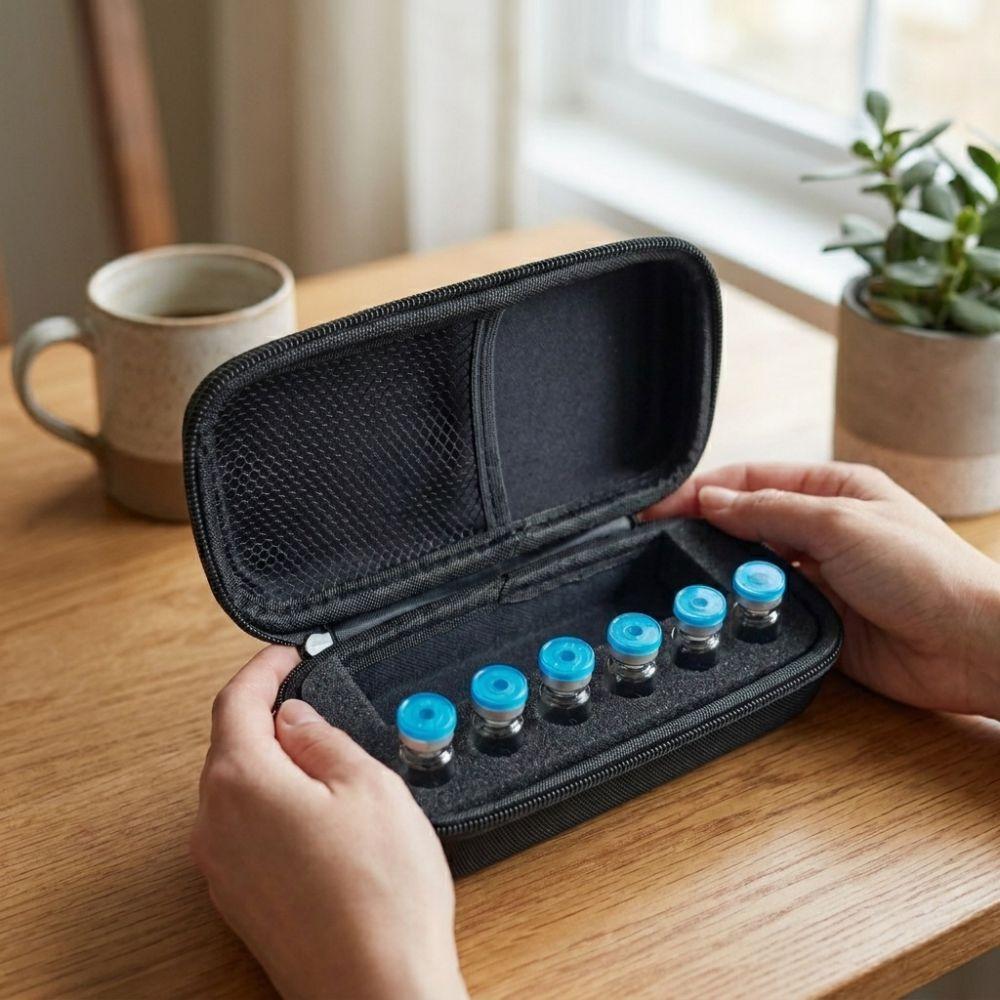 Waterproof Insulin Vial Storage Case Dust-proof Insulin Organizer Insulin Vial Protector Home Use