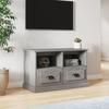 VidaXL TV Cabinet Sonoma Grey 80x35x50 Cm Engineered Wood 816286