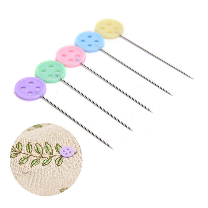 100 шт. Булавки для пэчворка, булавки с цветочной головкой, инструменты для квилтинга, швейные принадлежности