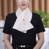 1 шт. Ленивый перекрестный шарф 25 Новый темперамент Универсальный однотонный вязаный шарф Теплый удобный Модный интернет-знаменитость Осень