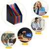 12 Pockets File Organizer Portable File Rack Self Standing Document Organizer  Home Office