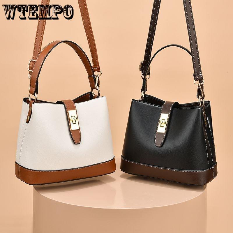 Женская сумка, модная сумка через плечо, большая вместимость с женской ручной сумкой-ведром