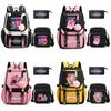 3Pcs/set Anime Cute Kpop Demon Hunters Printed Backpack with Shoulder Bag Pencil Case for Teenager Girl Boy Bookbag Large Capacity Travel Bag Kid Gift